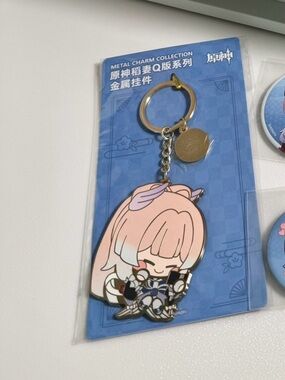 Authentic Genshin Impact Kokomi Chibi Metal Keychain